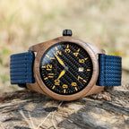 Fashion Wristwatch 41MM Sports Big Dial Luminous Hands BOBO BIRD Casual Men's Quartz Watch with Nylon Strap 2026 New US Local Delivery