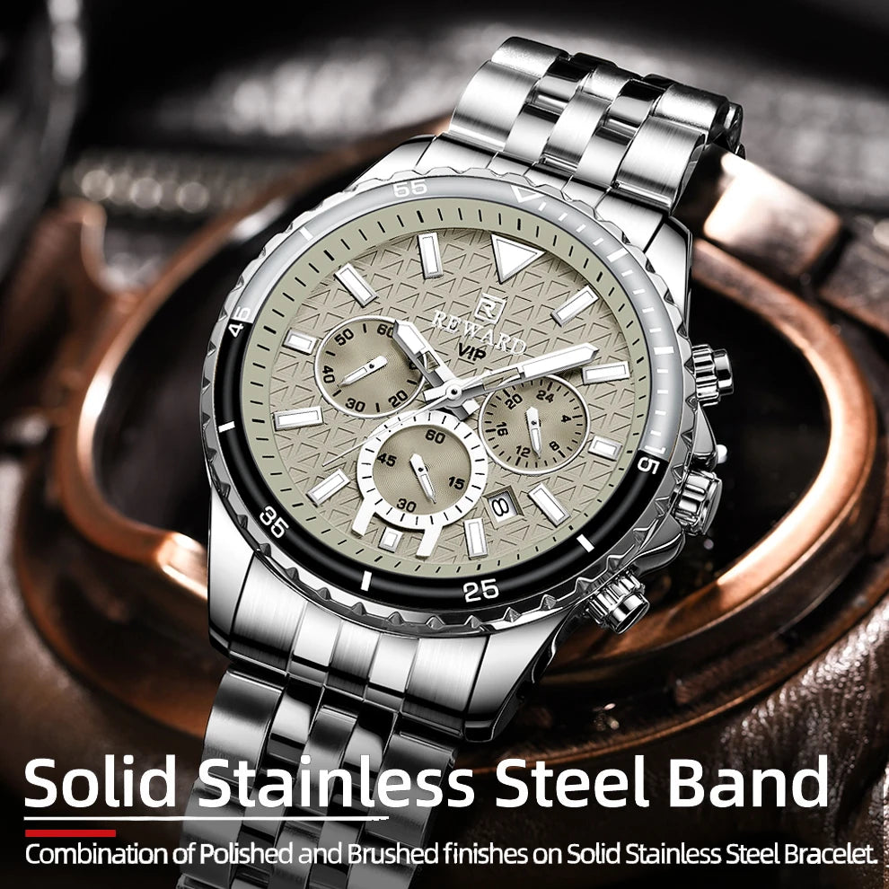 REWARD Watch For Men Fashion Military Sport Chronograph Clock Male Top Brand Luxury Waterproof Watches Montre Homme