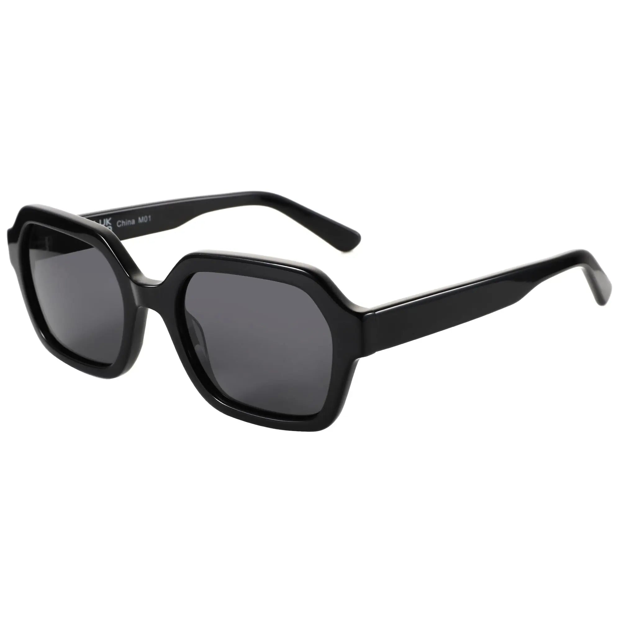 ZENOTTIC  Hexagon Handmade Acetate For Women Prescription Sunglasses Polarized UV400 TAC Lenses Retro Eyewear