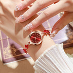 Elegant Women Watches Luxury Rhinestone Bracelet Bracelet Quartz Watch Reloj Mujer Girls Clock Gift（Without Box） mbzr