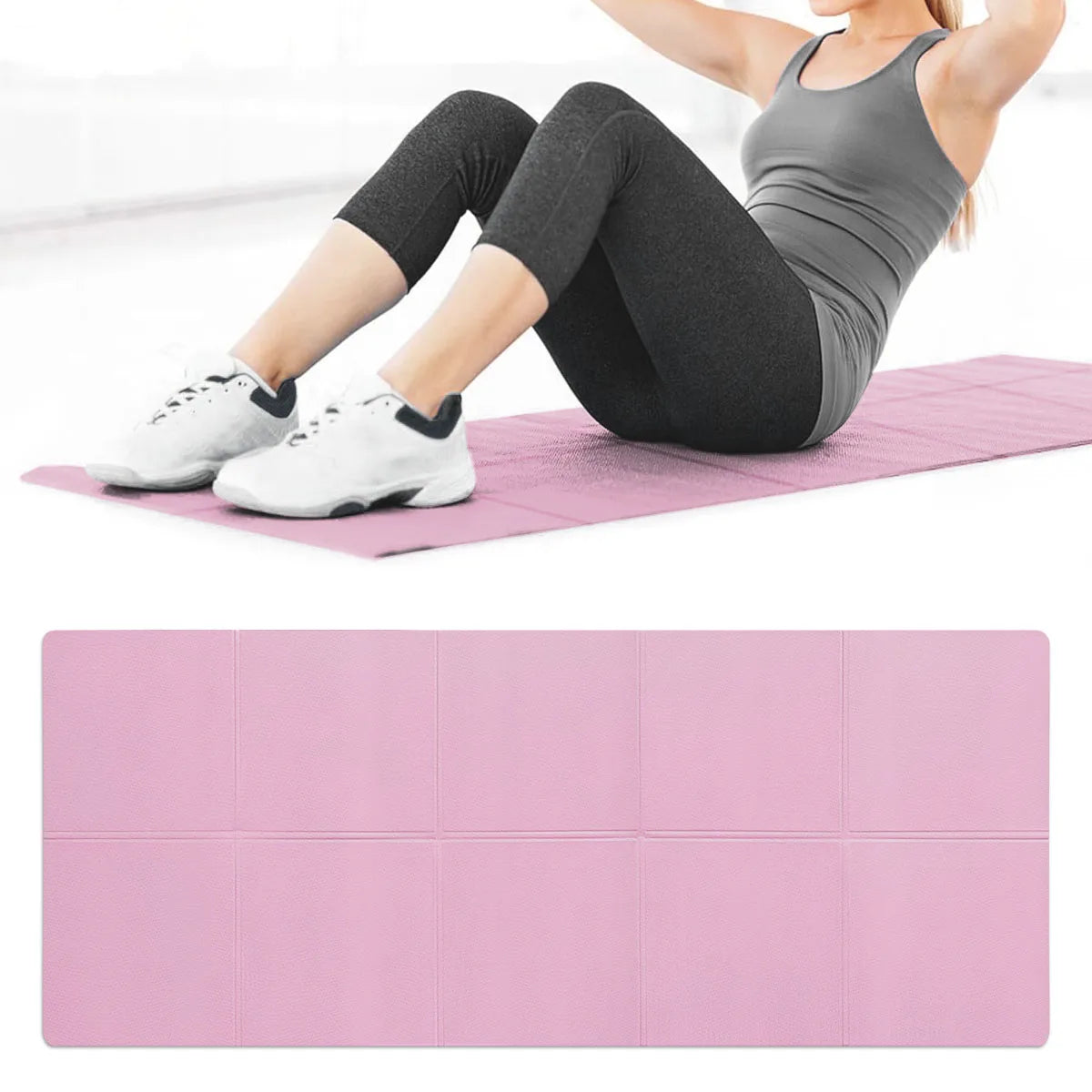 4MM Thick EVA Yoga Mats Anti-slip Sport Fitness Mat Blanket For Exercise Yoga And Pilates Gymnastics Mat Fitness Equipment mbzr