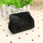 Sequins Decor Coin Purse, Women's Stylish Kiss Lock Storage Bag For Lipstick & Key, For Carnaval Party Use & For Music Festival mbzr