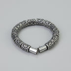 Viking Runes Beads Men's Bracelet Fashion Charm Beads Bracelet with Wooden Box mbzr