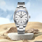 ADDIESDIVE Men's Quartz Wristwatch Bubble Mirror Glass 100M Waterproof 316L Stainless Steel Luxury Business Style Watches AD2030