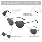 ZENOTTIC Cat Eye Sunglasses UV400 Polarized Fashion Glasses Trendy Style Woman Sunglass