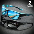 2pcs Polarized Wrap Around Sunglasses for Men and Women  Protection Glasses Perfect for Outdoor Sports Travel Driving mbzr