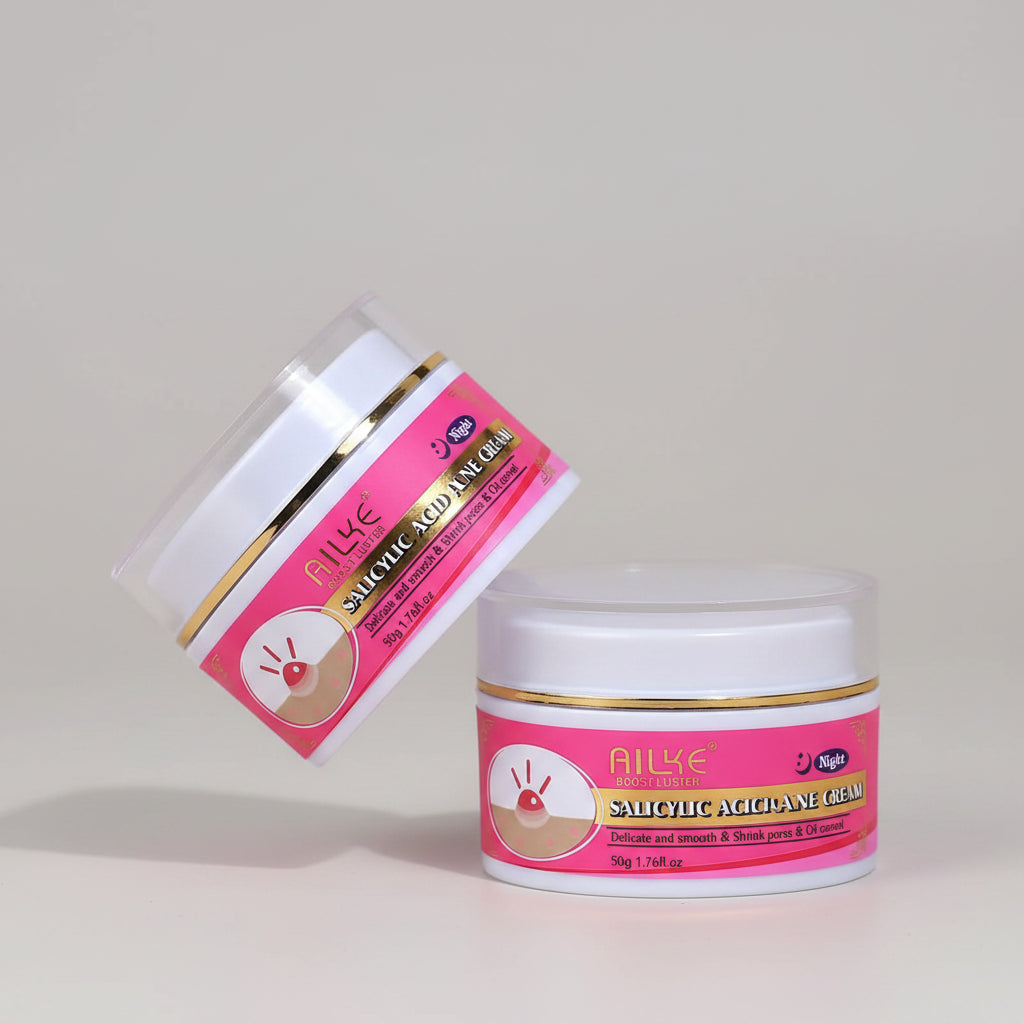 AILKE Natural Skin Brightening Set, Clean Darkness, Acne, Stains, Moisturize, Lightening, Smooth, Improve Rough and Dry Skin mbzr