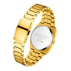 YaLaLuSi Unisex Fashion Waterproof Sport Watch Dual Calendar Gold Quartz Business Elegant with Box Remover Free Shipping mbzr