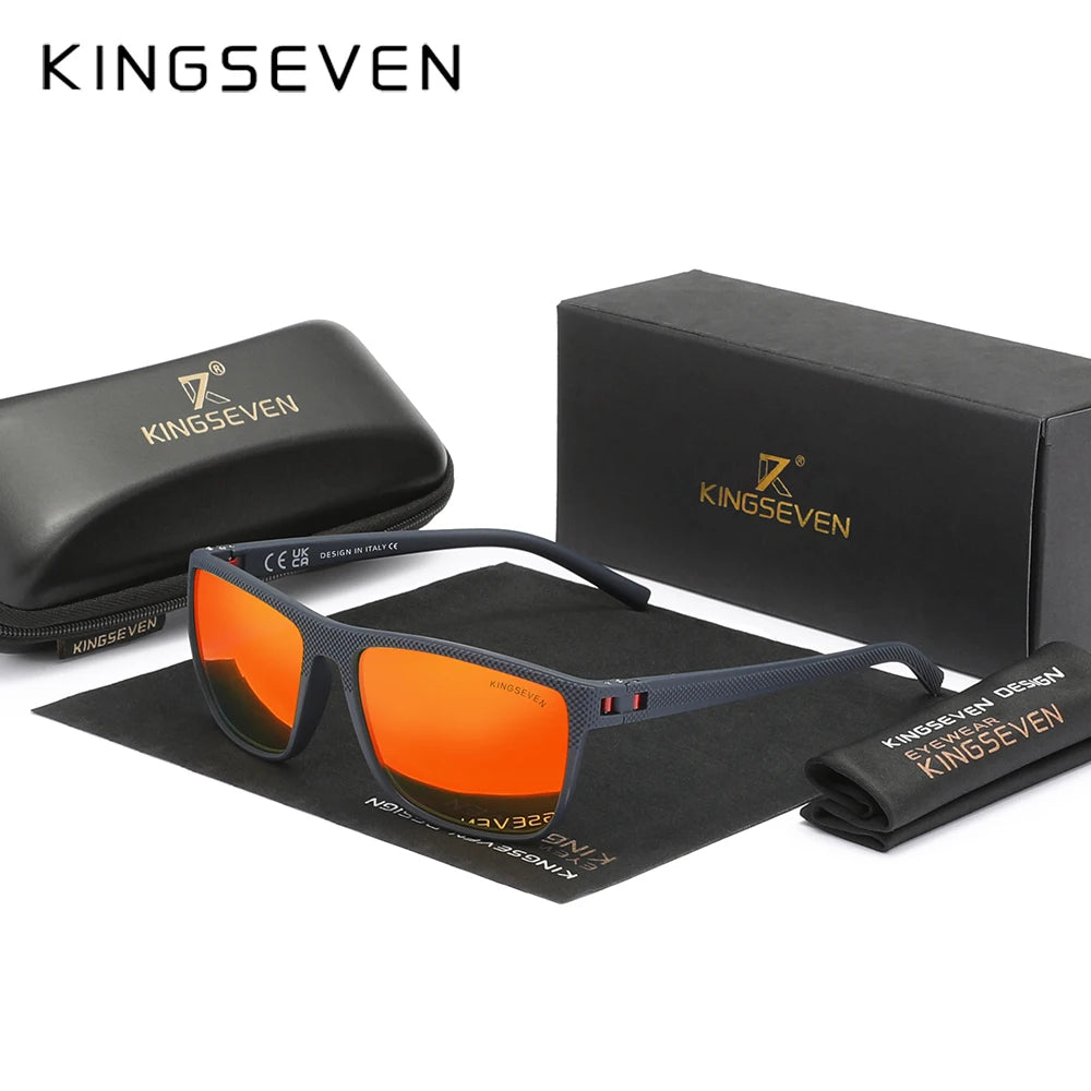 KINGSEVEN Polarized Sunglasses Women Driving Classic Square Frame Sun Glasses sunglasses for Men Outdoor Travel