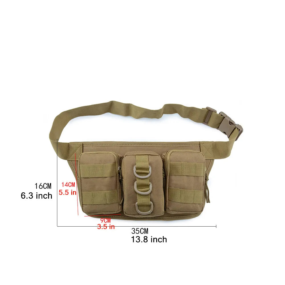 Tactical Molle Shoulder Waist Bag Waterproof Sling Pack Tactical Versipack mbzr