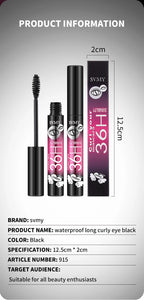 Curling Volumizing Black Mascara Lengthening Waterproof Long-lasting Smudge-proof Y2K Daily&Party Makeup Gift Suitable For Skins mbzr