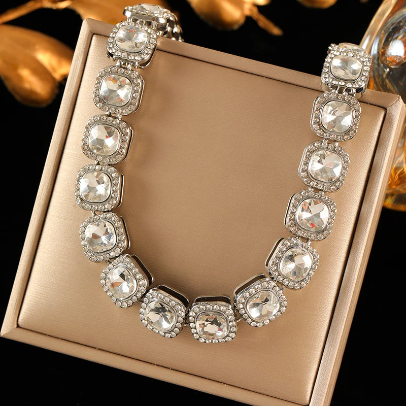 316L Stainless Steel Silver Color Heavy Cuban Chain Necklace For Women Men New Fashion Neck Chain Waterproof Jewelry