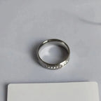 Hot Selling Silver Plated Stainless Steel Rings For Men Square Cubic Zircon Ring Jewelry Accessories Wholesale Size 7-13