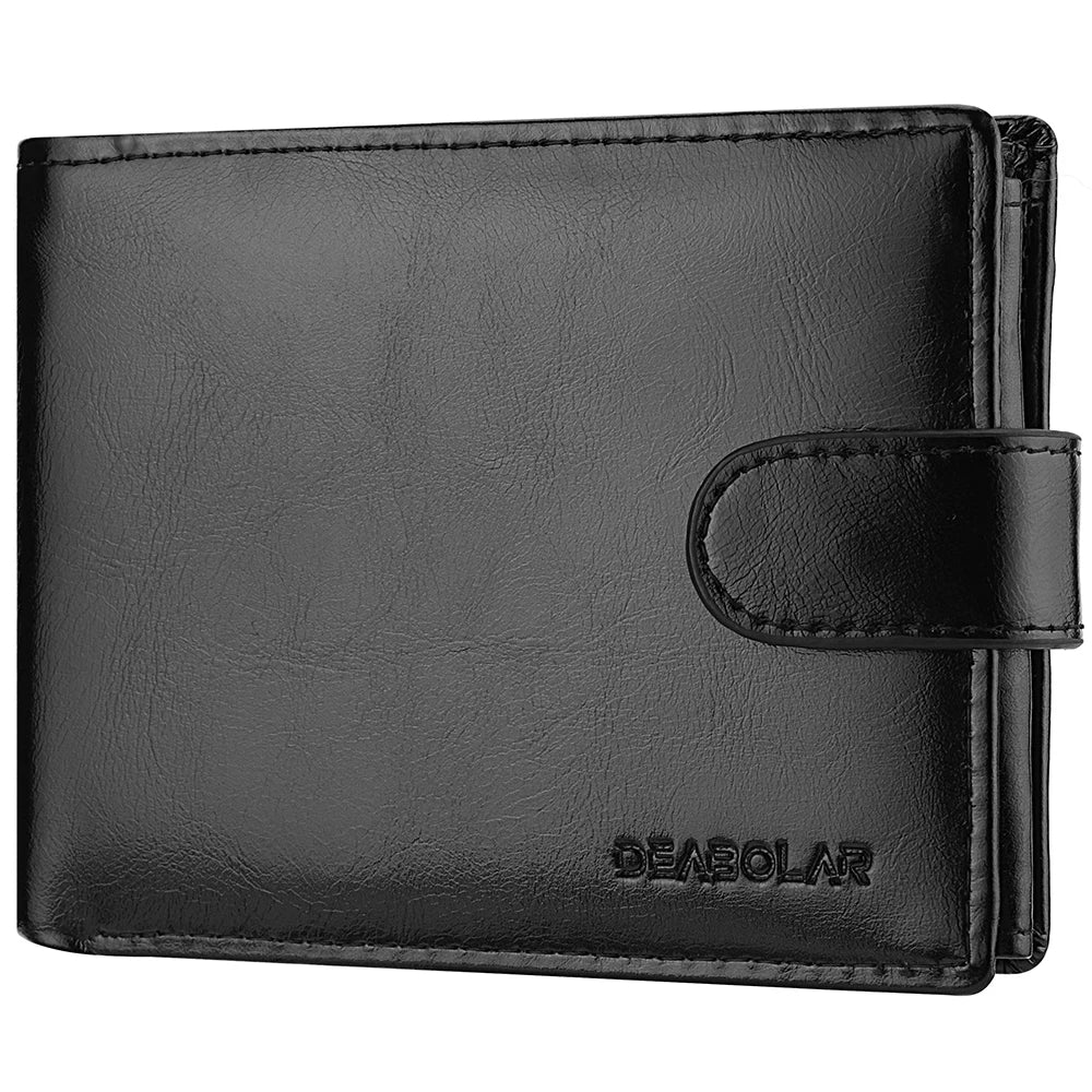 Men's Wallet Large Capacity Multi-Function Short Wallet Multi-slot Zipper Coin ID Credit Card Holder Men's Wallet mbzr