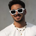 Square Vintage Sunglasses Men Women Fashion Punk Retro Brand Designer Sunglasses Driving Sun Glasses Male UV400 Goggles Shades mbzr