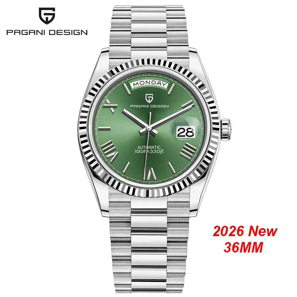 PAGANI DESIGN New Gold DD36 Men's Watches Luxury Automatic Watch Men AR Sapphire Glass Mechanical Wristwatch Men ST16 Movt Clock