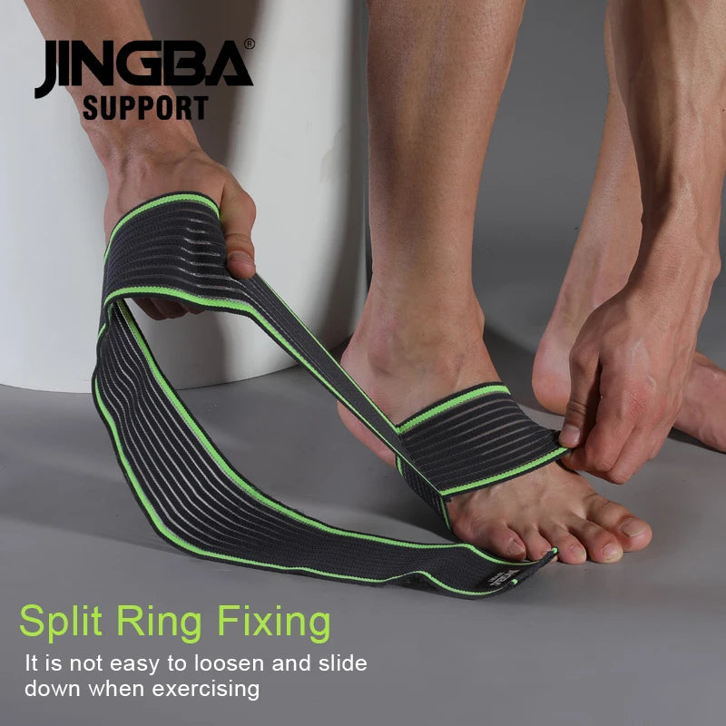 1PCS Professional Sports Strain Wraps Bandages Elastic Ankle Support Pad Protection Ankle Bandage Guard Gym Protection mbzr