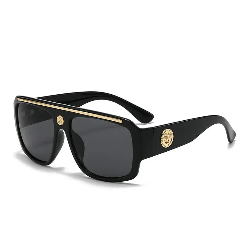 2026 Oversized Vintage Punk Sunglasses  Fashion Brand Luxury Designer Sunglasses Men Women  Summer Travel Outdoor Shades Glasses