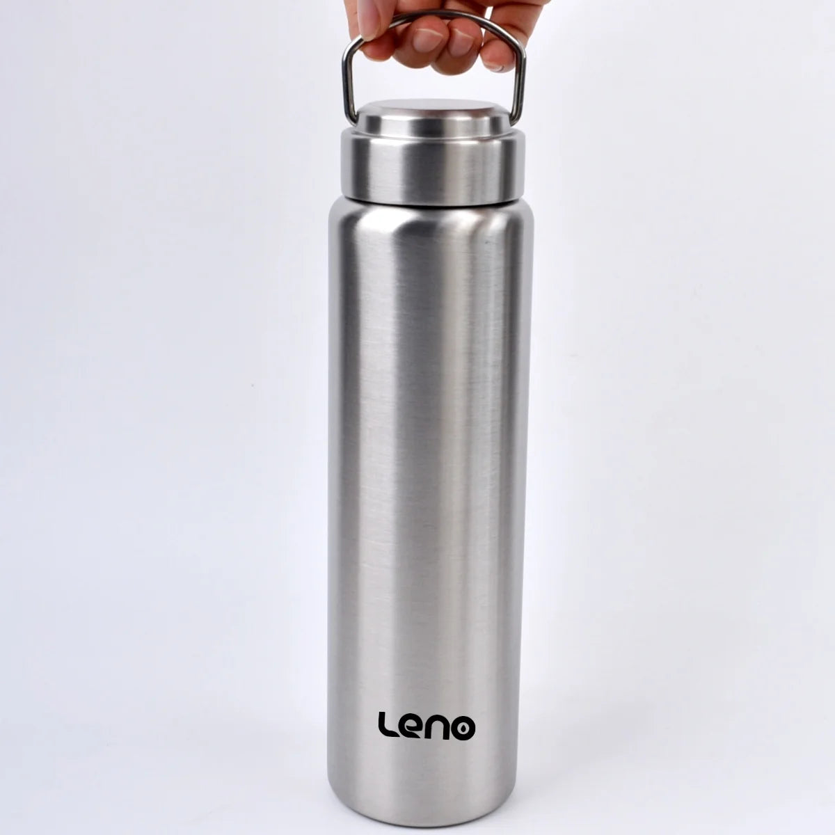 1pc Large Capacity Stainless Steel Sport Water Bottle Single-layer Rugged Water Cup Metal Flask Drinkware Camping Sports Gym mbzr