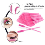 200pcs Disposable Brushes Set Mascara Wands Lip Brushes Microbrush Applicator Swab for Eyelash Extension Eyebrow Makeup Tools mbzr