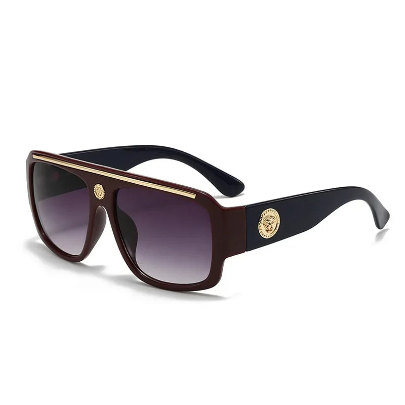 2026 Oversized Vintage Punk Sunglasses  Fashion Brand Luxury Designer Sunglasses Men Women  Summer Travel Outdoor Shades Glasses