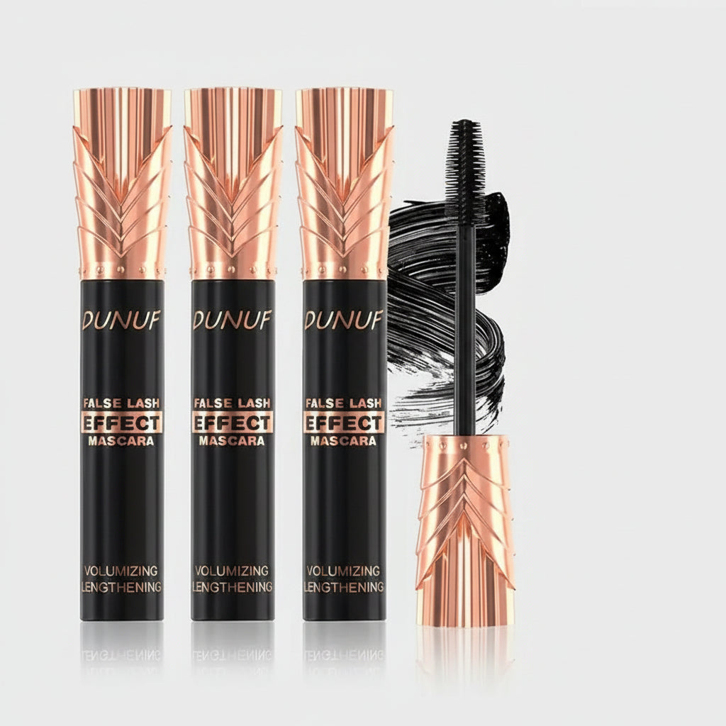 DUNUF 1pcs & 2pcs & 3pcs Black Waterproof Mascara Long-lasting No Smudging Elongate Shape Curling No Fading Transfer-proof mbzr