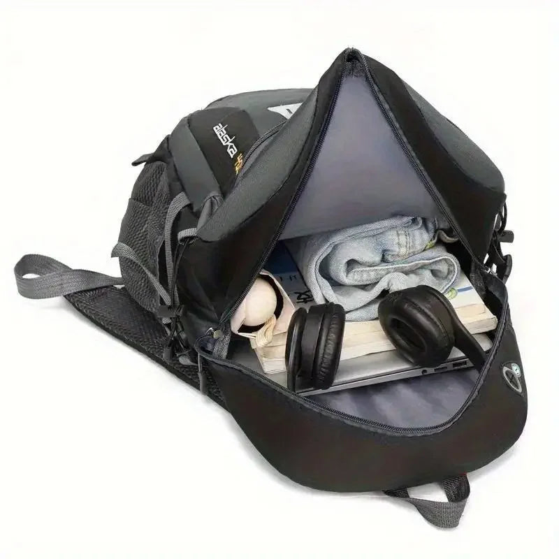 1pc 40L Hiking Daypack Backpack Lightweight Rucksack For Men And Women Camping Traveling Cycling Large Capacity