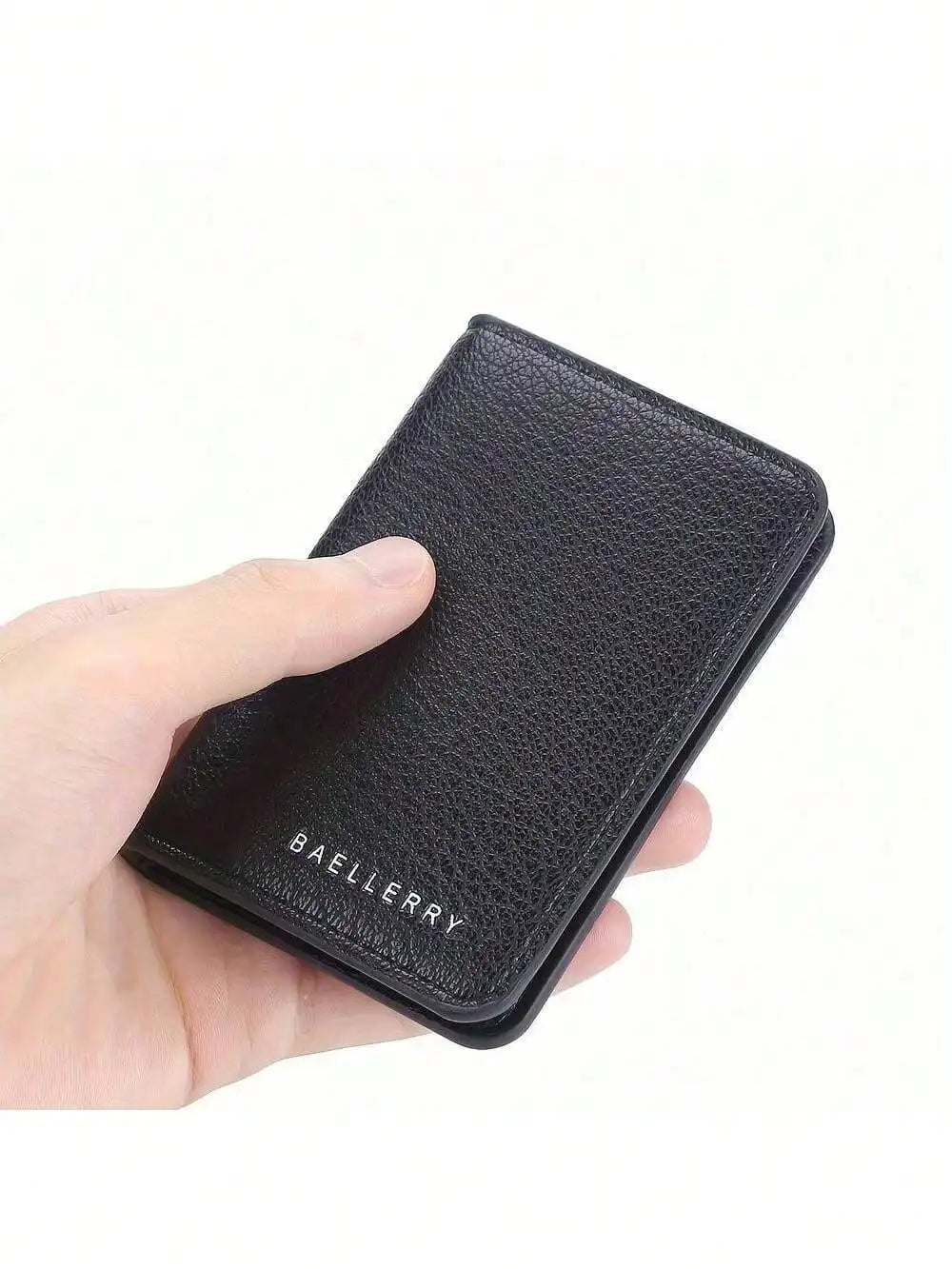 Mens Minimalist Slim Wallet - Pu Leather Credit Card Holder Bag Front Pocket Purse - For Men - Perfect Gift For Birthday & Travel