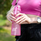 1pc Air Water Bottle with 1pc Random Flavor Pods Portable Transparent with Straw Leak Proof Suitable for Outdoor Sports mbzr
