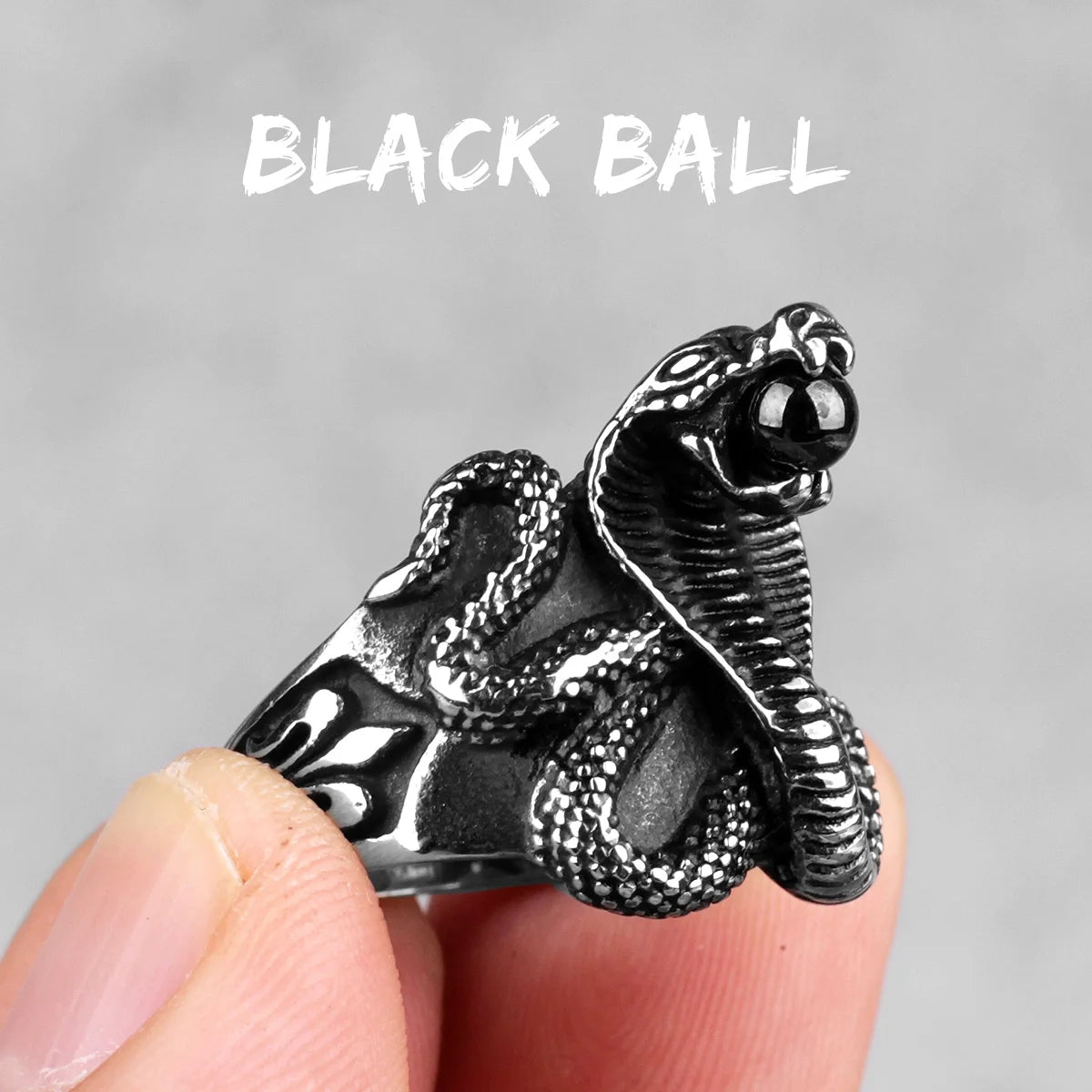 Stainless Steel Animal Rings Eagle Dog Dragon Bird Snake Hip Hop Trendy