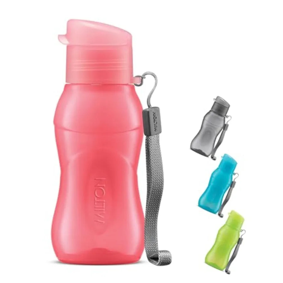 Travel Water Bottle 1Pcs Reusable Sports Bottle with Easy Open Close Lid and Leakproof Neck Food Grade Plastic Water Bottles fo mbzr