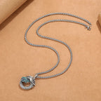 New 925 Sterling Silver Necklace dragon chain For Men Women Fashion Clavicle Chain Necklaces Wedding Party Jewelry Gift mbzr