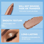 Lakerain Eyeshadow Pencil Long Lasting Smudge Resistant Liner Pen Highlighter Smooth Creamy Texture Eye Shadow Stick Makeup mbzr
