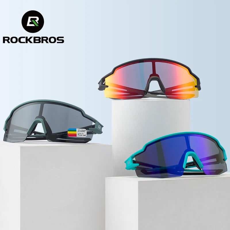 ROCKBROS Polarized Photochromic Cycling Sunglasses UV400