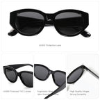 ZENOTTIC Women Polarized Sunglasses Trendy: Classic Sun Glasses Ladies Cat Eye Frame - Retro Cute Shades UV400 Protection