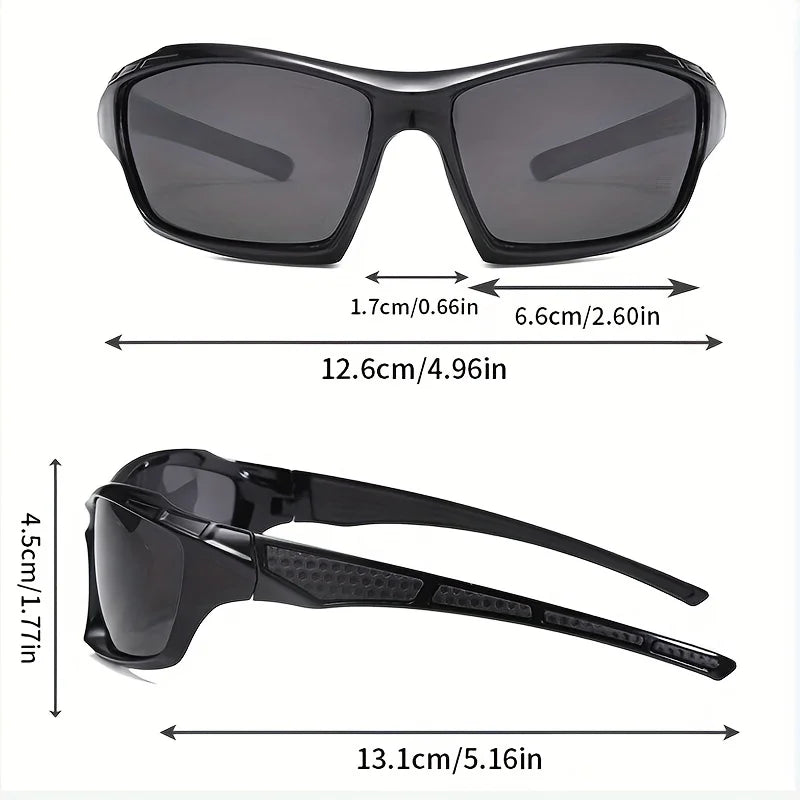 1Pc men's sports sunglasses UV protection, fishing driving sunglasses, unisex outdoor sports sunglasses sunglasses