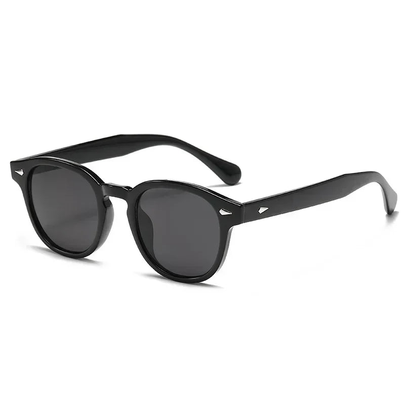 JNPCXI Quality New Retro Round Sunglasses Women Fashion Rivets Decoration Shades UV400 Men Punk Leopard Sun Glasses mbzr