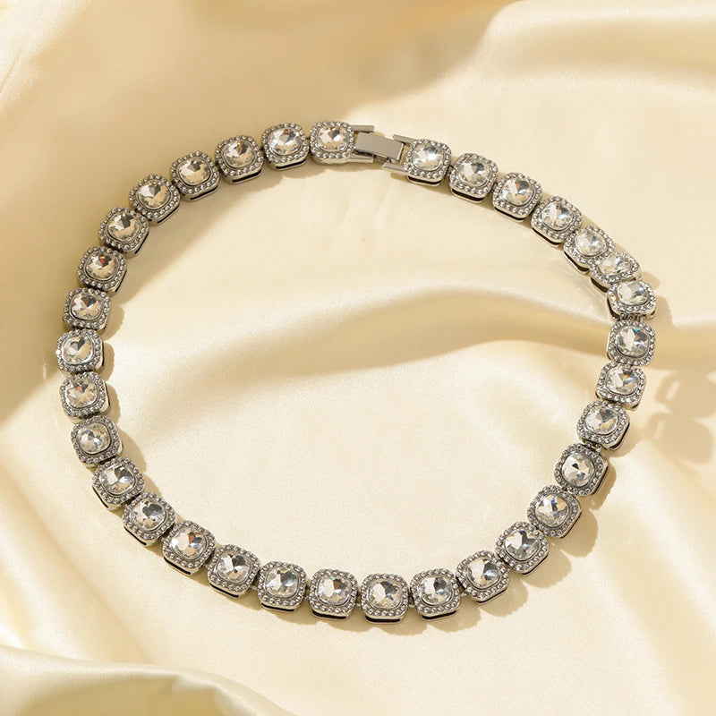 316L Stainless Steel Silver Color Heavy Cuban Chain Necklace For Women Men New Fashion Neck Chain Waterproof Jewelry