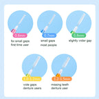 60pcs/box Interdental Brushes Dental Teeth Cleaning Orthodontics Oral Care Toothpick Dental Tool Floss Orthodontic Tooth Brush mbzr