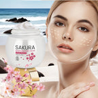 Sakura Face Cream | Infused With Collagen And Niacinamide To Deeply Nourish Dry Skin. Apply To Face And Neck For Complete Care. mbzr