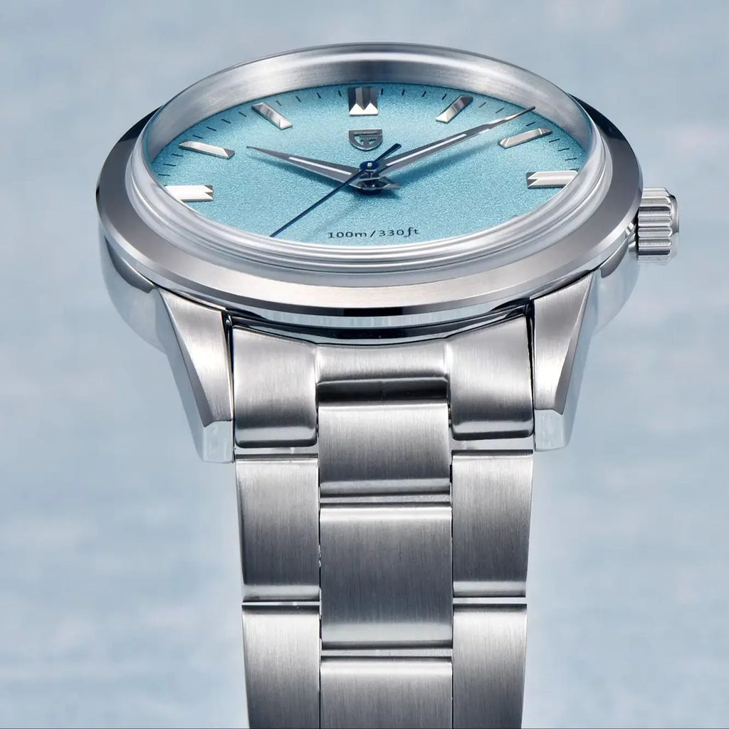 PAGANI DESIGN 2026 NEW Top Ice Blue Dial Men Quartz Watch Japan VH31 100M Waterproof Luxury Dress Watch For Men Reloj Hombre mbzr