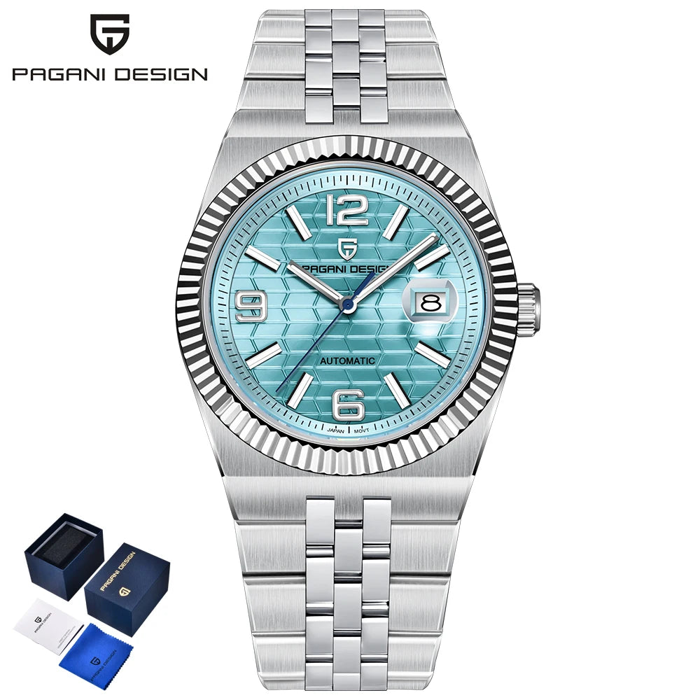 PAGANI DESIGN New Watches 3D Rhombus Dial Luxury Automatic Watch For Men Fashion AR Sapphire crystal Mechanical Wrist watch 2026