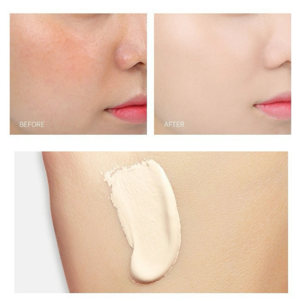 BB cream foundation (with brush) is waterproof, long-lasting, and moisturizing, suitable for all light skin tones. mbzr