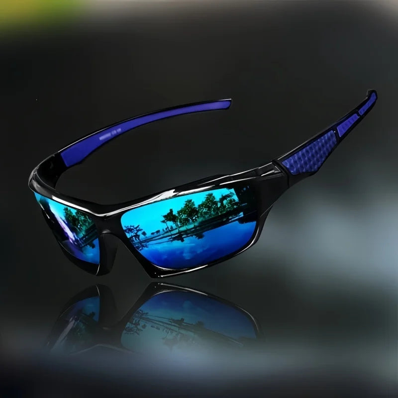 1Pc men's sports sunglasses UV protection, fishing driving sunglasses, unisex outdoor sports sunglasses sunglasses