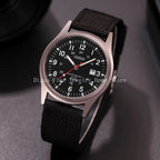 Fashion Mens Watches Luminous Hands Clock Luxury Military Sports Calendar Quartz Wristwatch Men Casual Nylon Watch Reloj Hombre mbzr