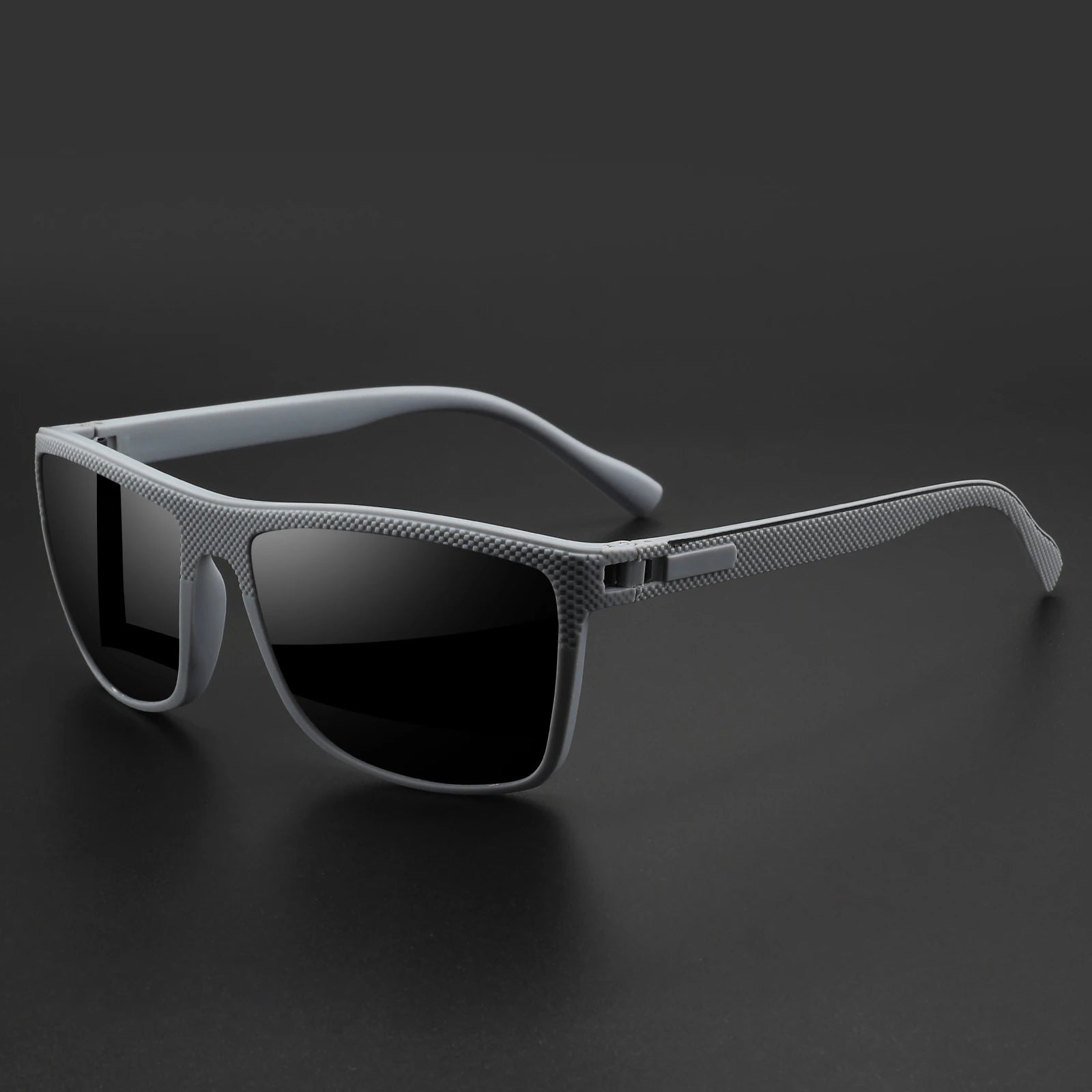 Premium Square Polarized Sunglasses - Spring Hinge Design, Comfort Fit for Cycling, Fishing, Beach & Daily Wear