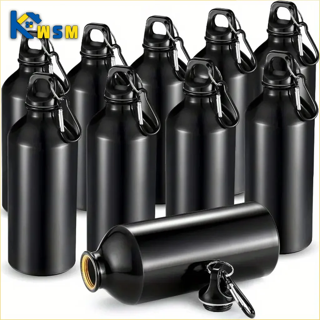 500/750mL Aluminum Outdoor Bike Sports Water Bottle Drinking Kettle Drinking Cup Leakproof Water Jug for Travel Running Camping mbzr