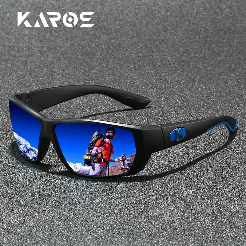 Sports Polarized Sunglasses with UV400 Protection for Cycling Running and Hiking Anti Glare and Durable Frame for Men and Women mbzr