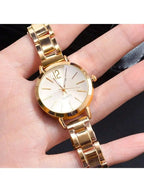 Luxury Gold Tone Women Quartz Watch Stainless Steel Bracelet Band mbzr