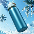 Owalaa frozen blue 32oz/945ml stainless steel insulated water bottle with straw,for daily sports outdoor,perfect gift mbzr